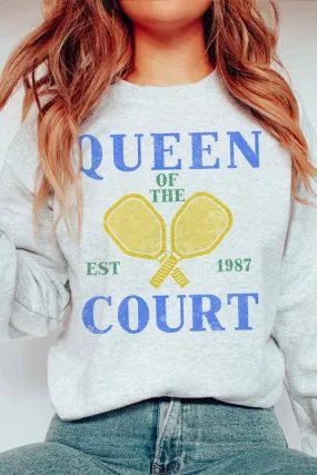 QUEEN OF THE COURT GRAPHIC SWEATSHIRT