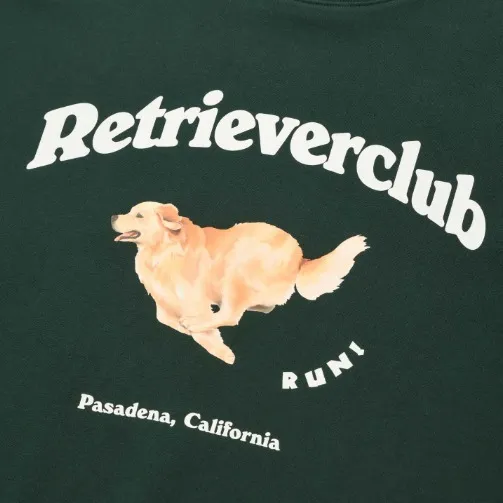 Retriever Club  |Crew Neck Unisex Street Style Long Sleeves Plain