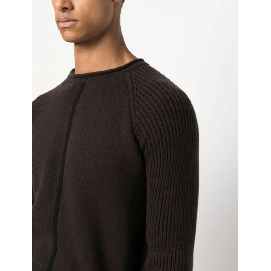 RICK OWENS  |Crew Neck Pullovers Wool Cashmere Street Style Long Sleeves