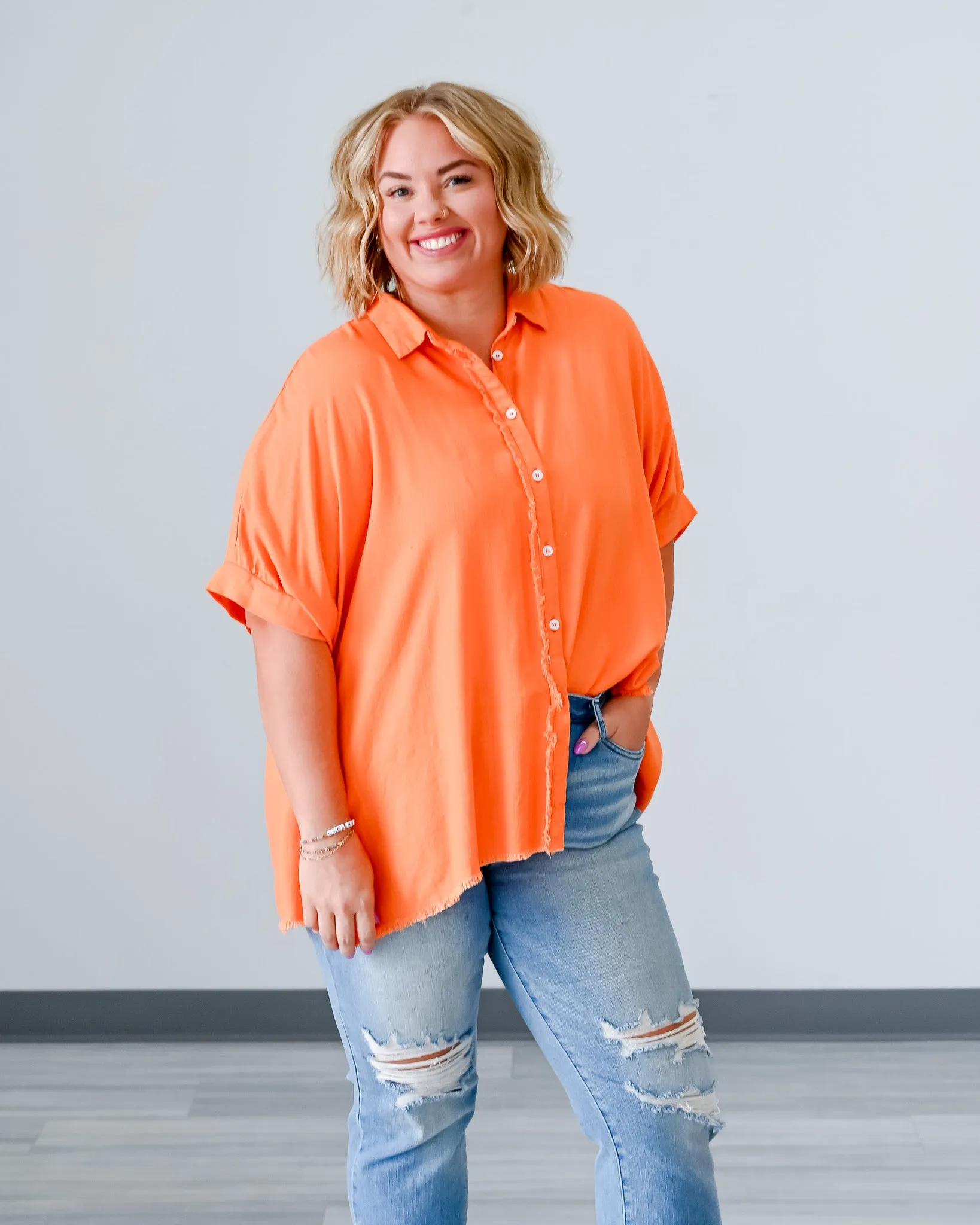 S-2X Summer State of Mind Oversized Top