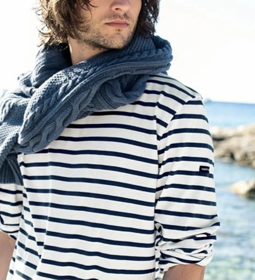 SAINT JAMES  |Stripes Unisex Street Style Long Sleeves Cotton