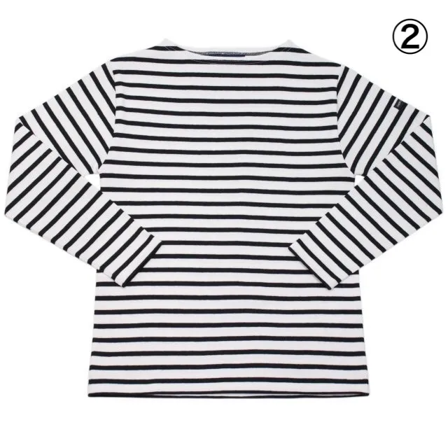 SAINT JAMES  |Stripes Unisex Street Style Long Sleeves Cotton