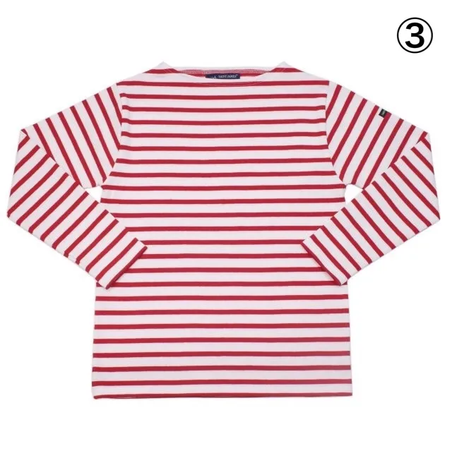 SAINT JAMES  |Stripes Unisex Street Style Long Sleeves Cotton