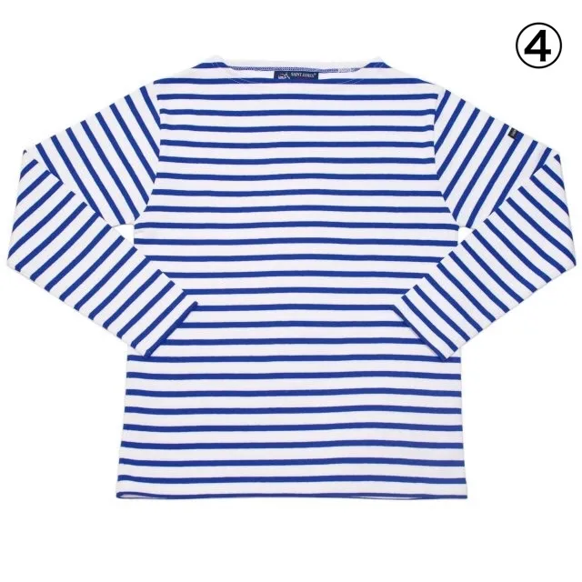 SAINT JAMES  |Stripes Unisex Street Style Long Sleeves Cotton