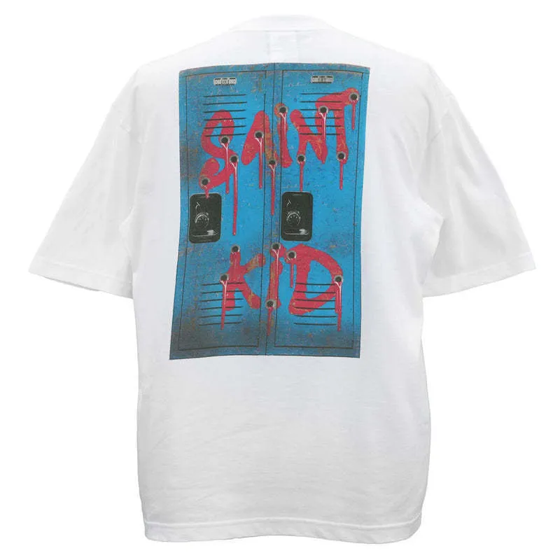 Saint Mxxxxxx  |Crew Neck Pullovers Unisex Street Style Cotton Short Sleeves