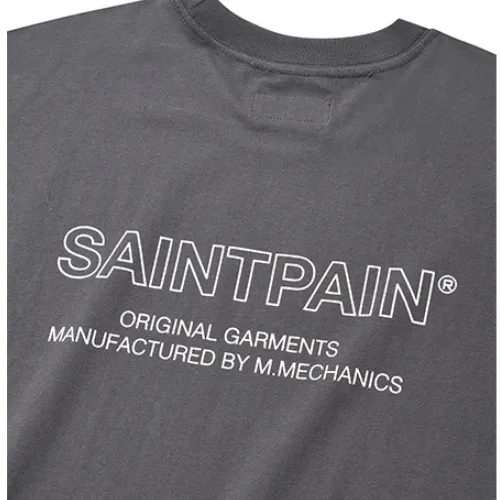 SAINTPAIN  |Unisex Street Style Long Sleeves Long Sleeve T-shirt Logo