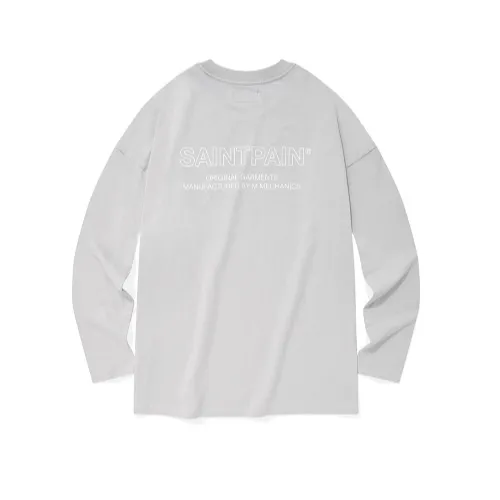 SAINTPAIN  |Unisex Street Style Long Sleeves Long Sleeve T-shirt Logo