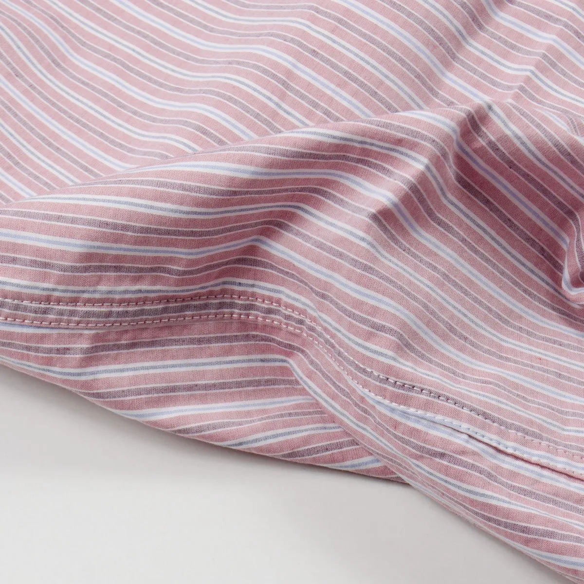 Schnayderman's - Leisure Shirt Barre Faded Stripe One - Red