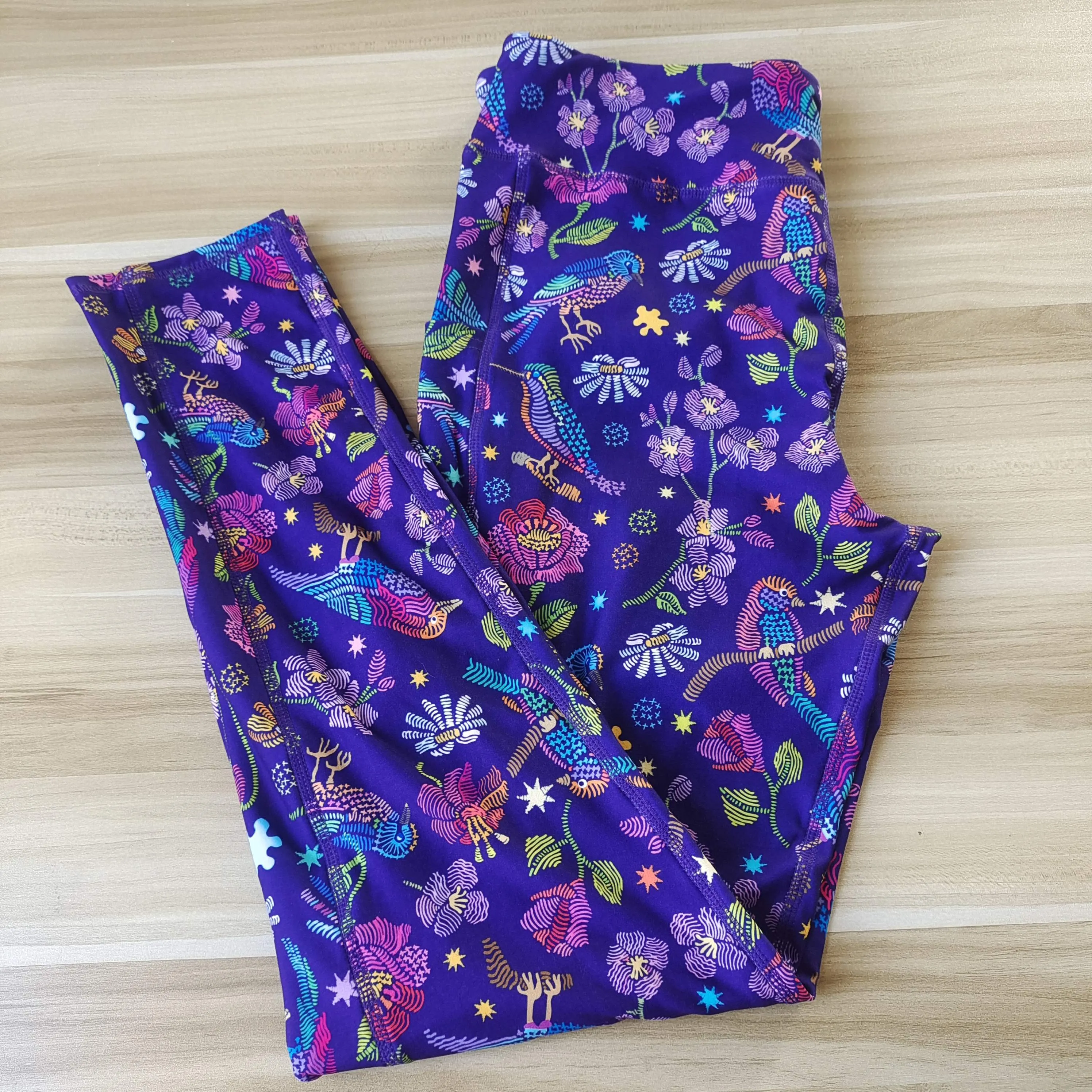 SCULPT Yoga Leggings- Birds Of Paradise