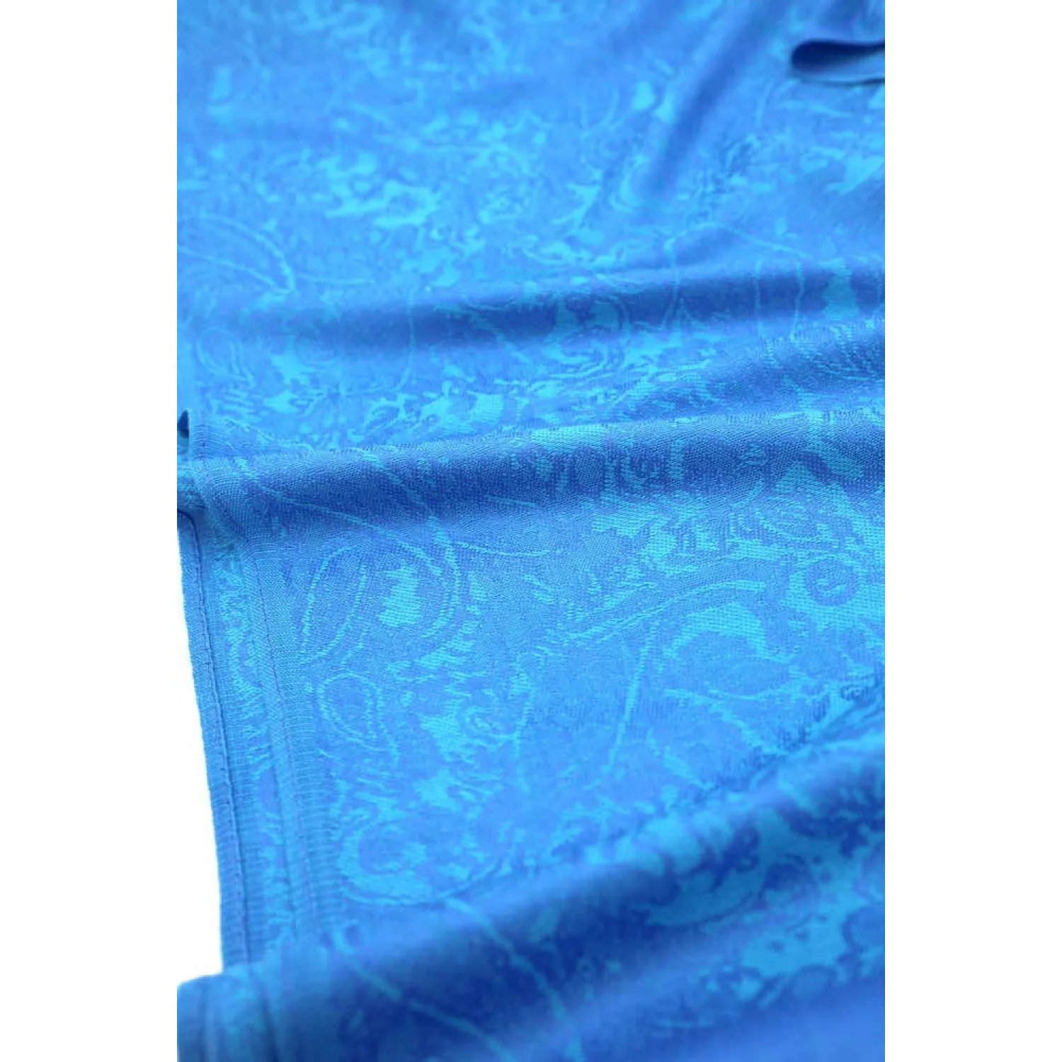 Sky Blue Paisley Pashmina