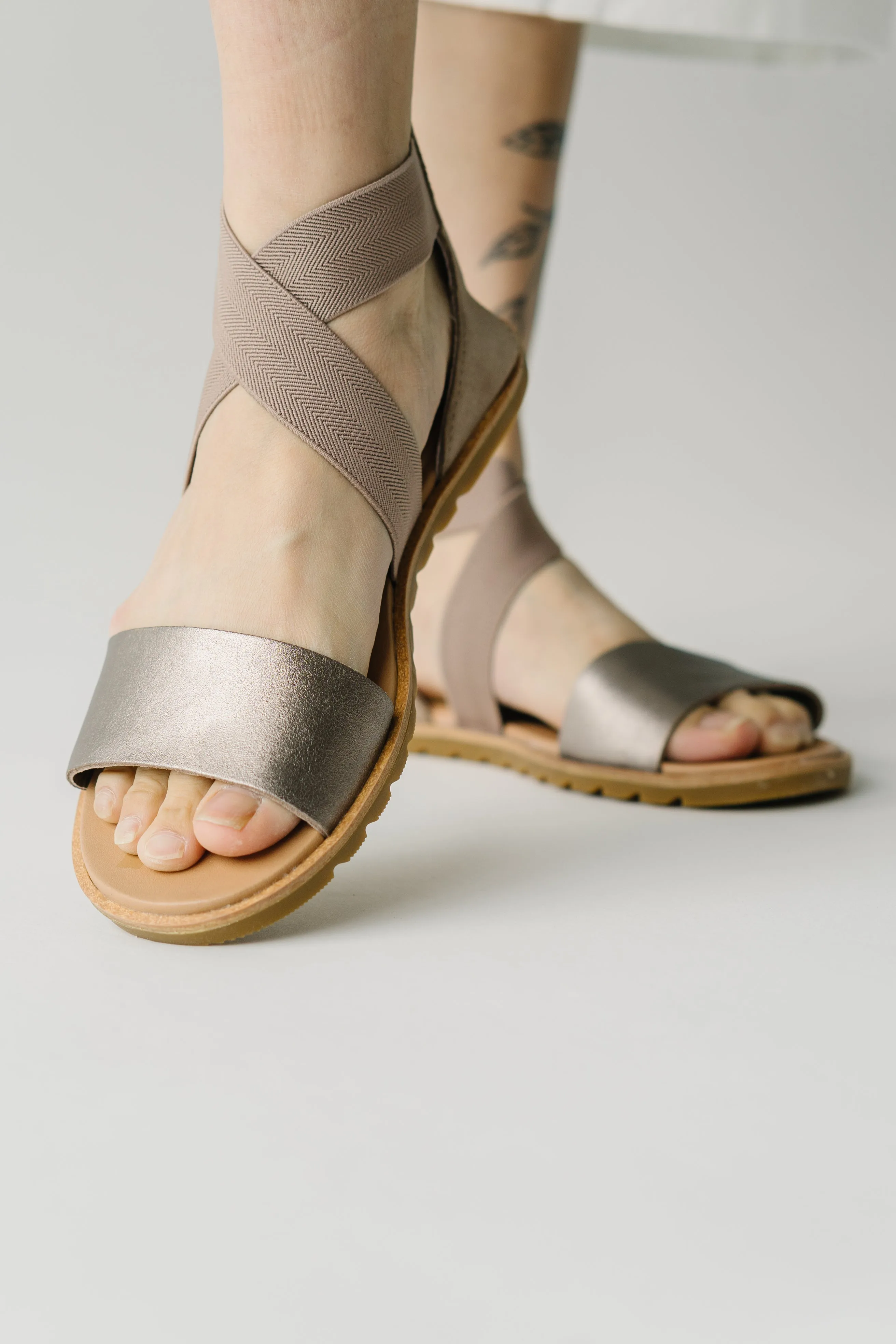 SOREL: Ella II Sandal in Ash Brown