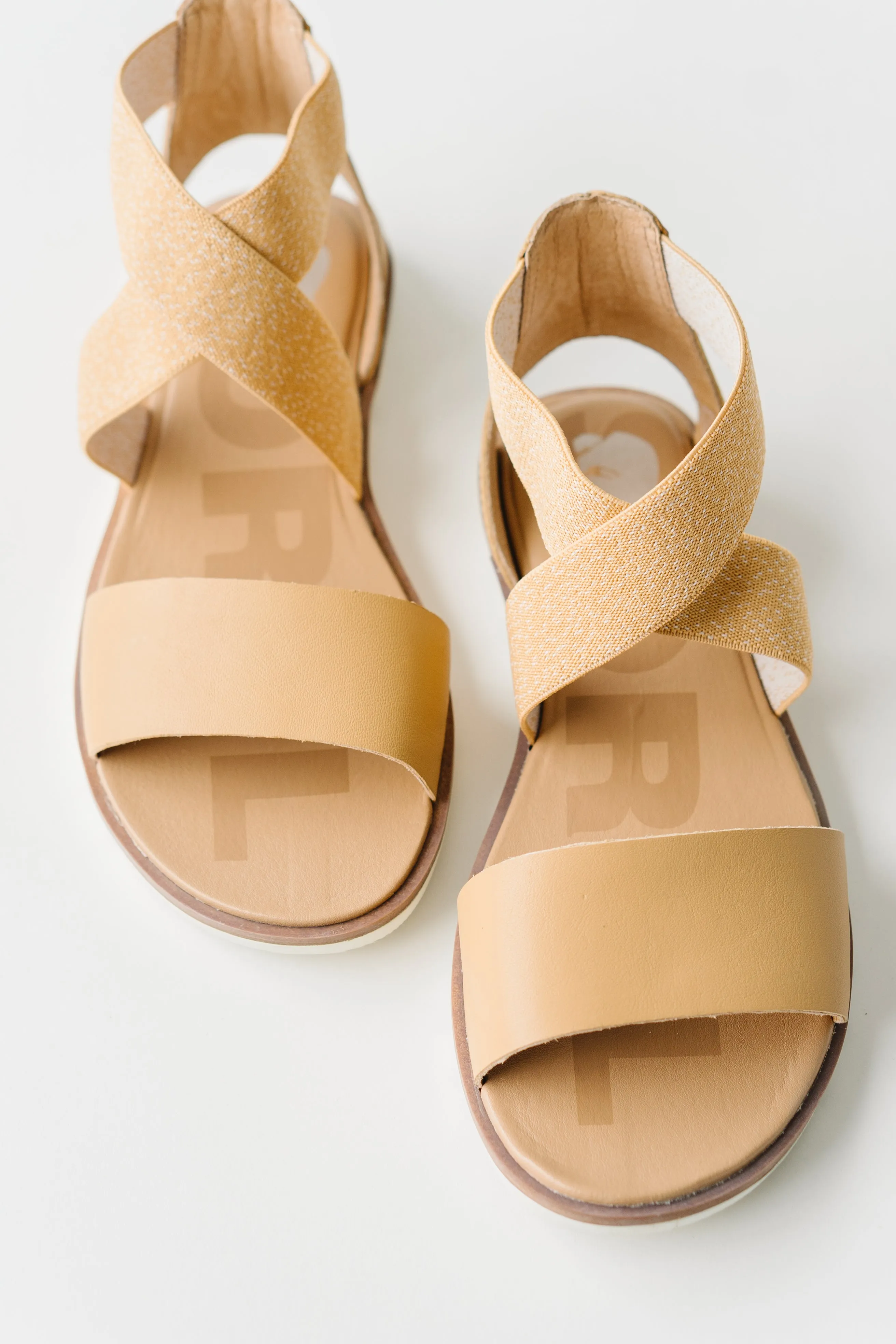 SOREL: Ella II Sandal in Honest Beige + Chalk