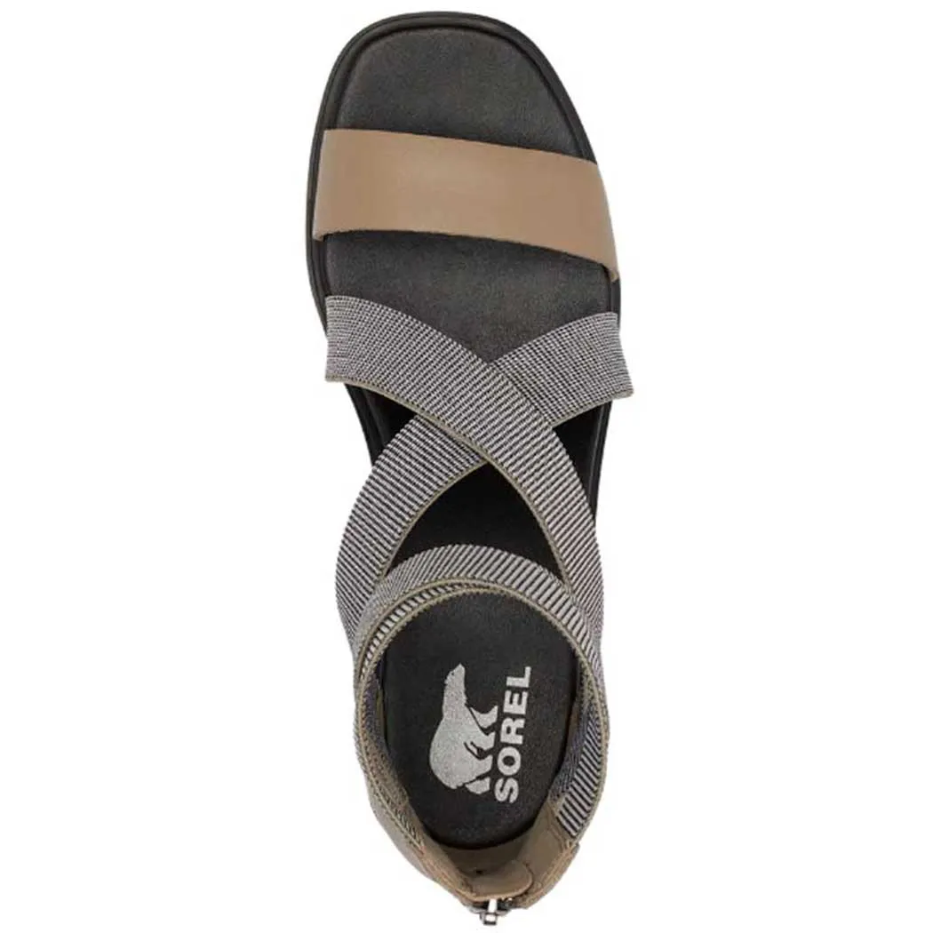 Sorel Joanie III Sport Strap Omega Taupe/White (Women's)