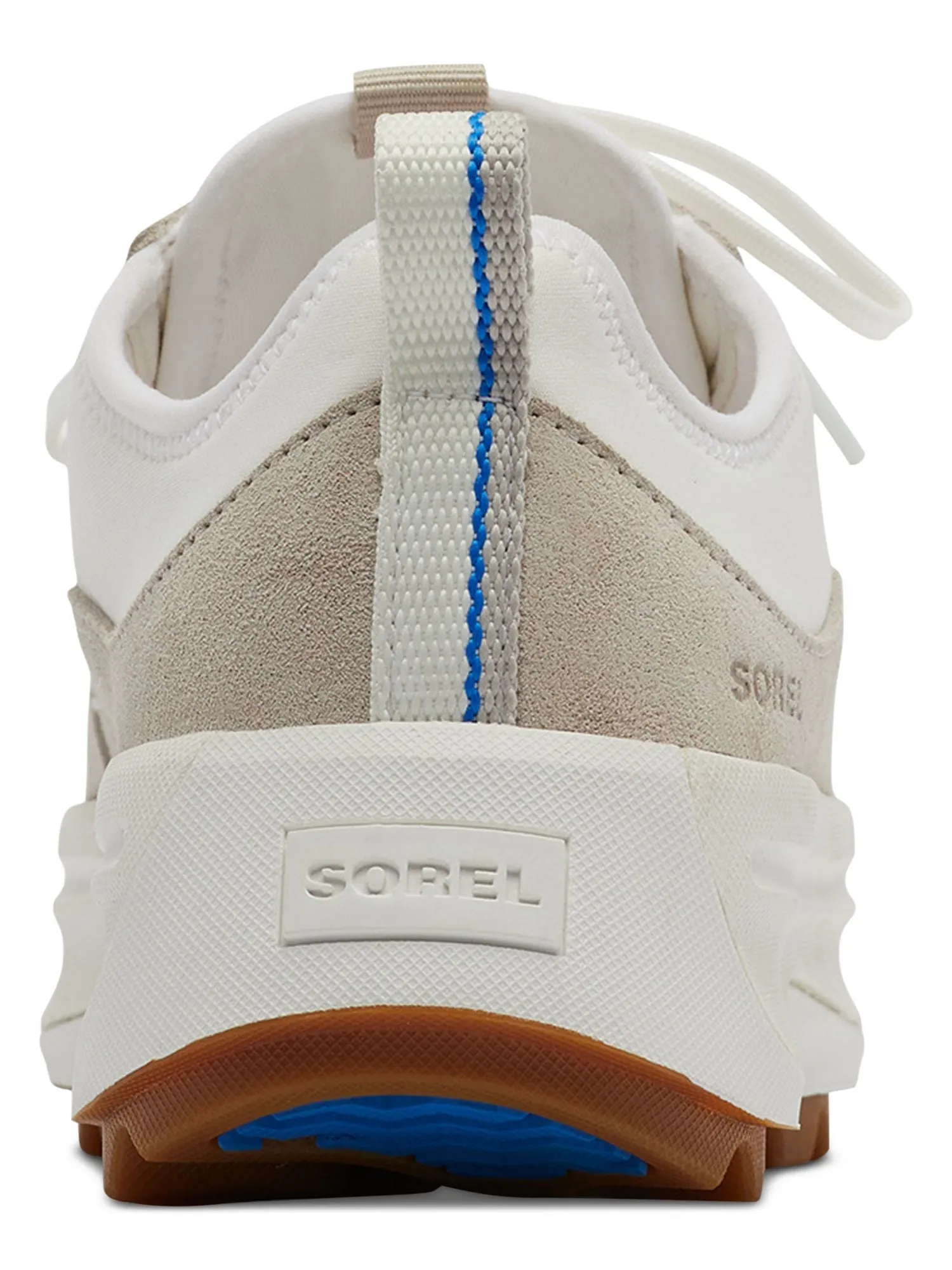 SOREL Womens White Mixed Media Padded Ona 503 Round Toe Platform Lace-Up Sneakers Shoes