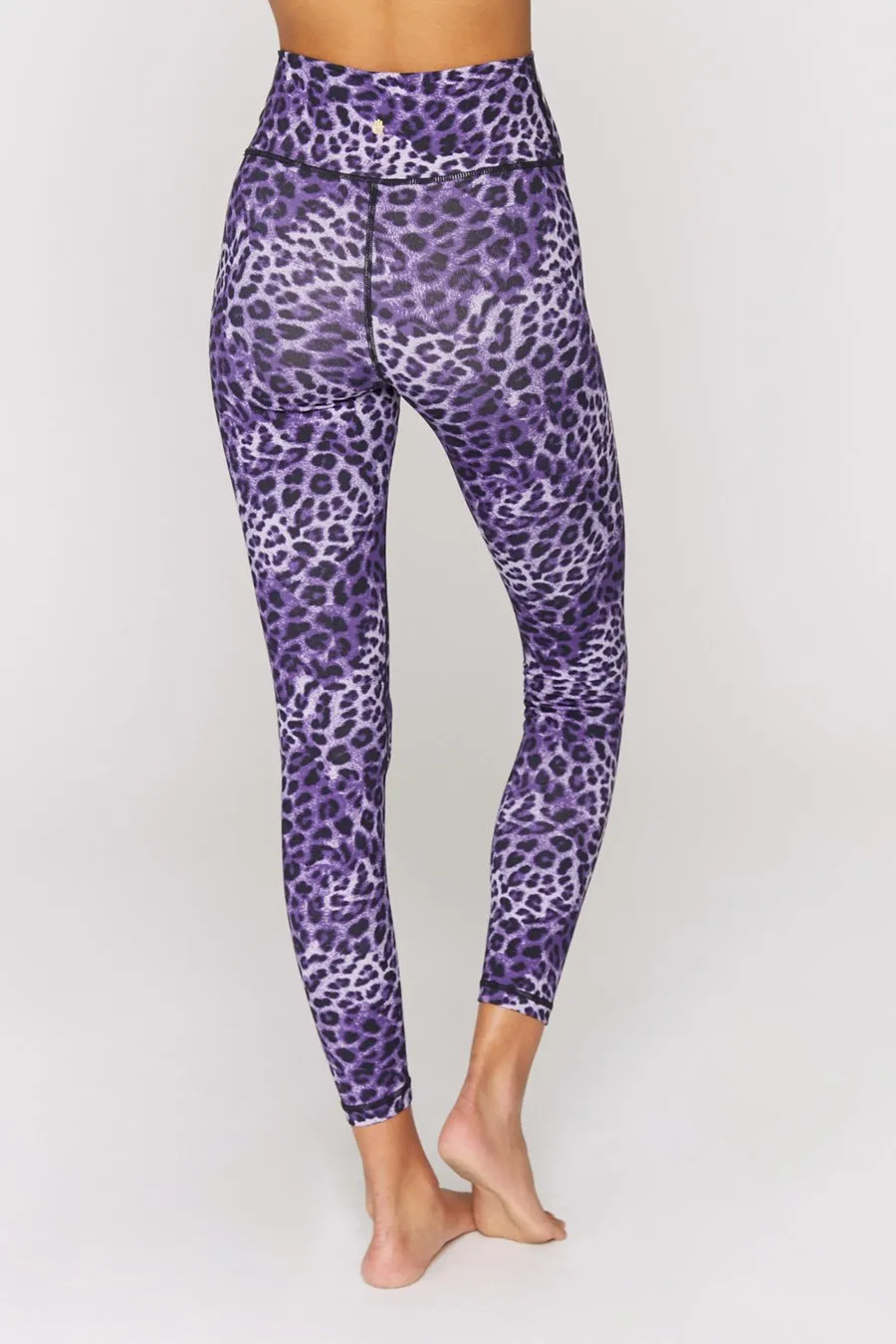 Spiritual Gangster Lavender Cheetah High Waist 7/8 Legging