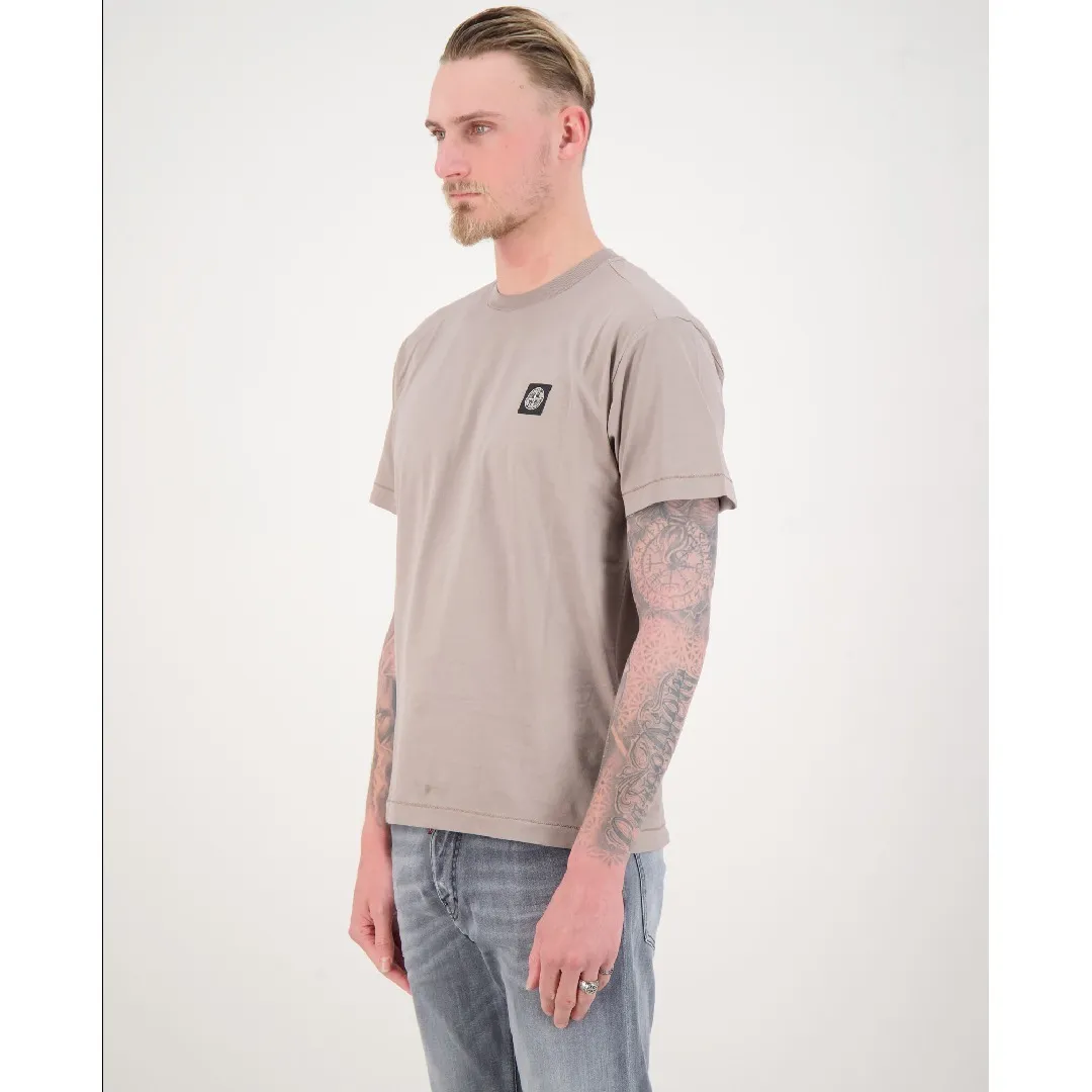 STONE ISLAND  |Crew Neck Pullovers Street Style Plain Cotton Short Sleeves