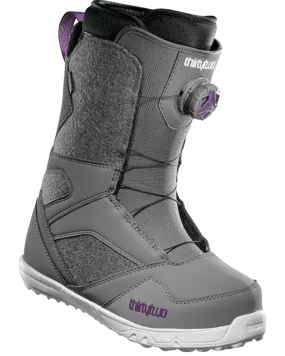 Thirtytwo STW BOA Womens Snowboard Boots - Grey/Purple - 2022