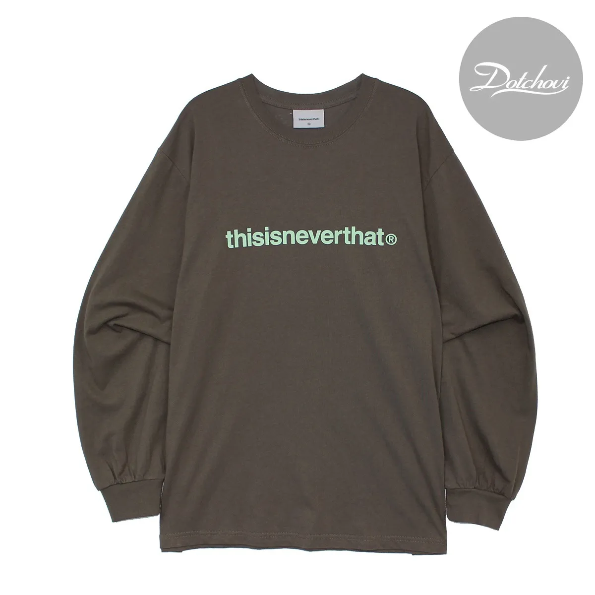 thisisneverthat  |Unisex Street Style Long Sleeves Plain Cotton