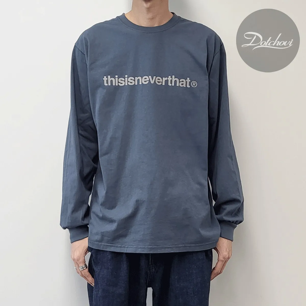 thisisneverthat  |Unisex Street Style Long Sleeves Plain Cotton