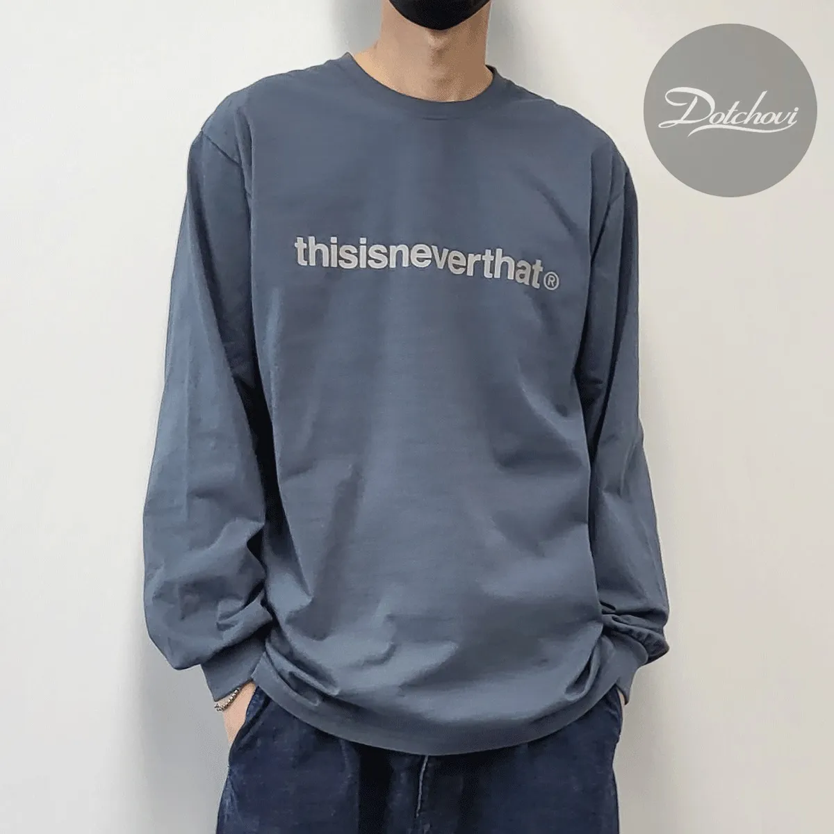 thisisneverthat  |Unisex Street Style Long Sleeves Plain Cotton