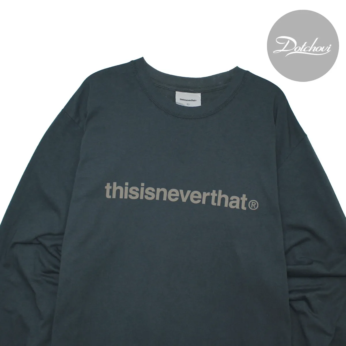 thisisneverthat  |Unisex Street Style Long Sleeves Plain Cotton