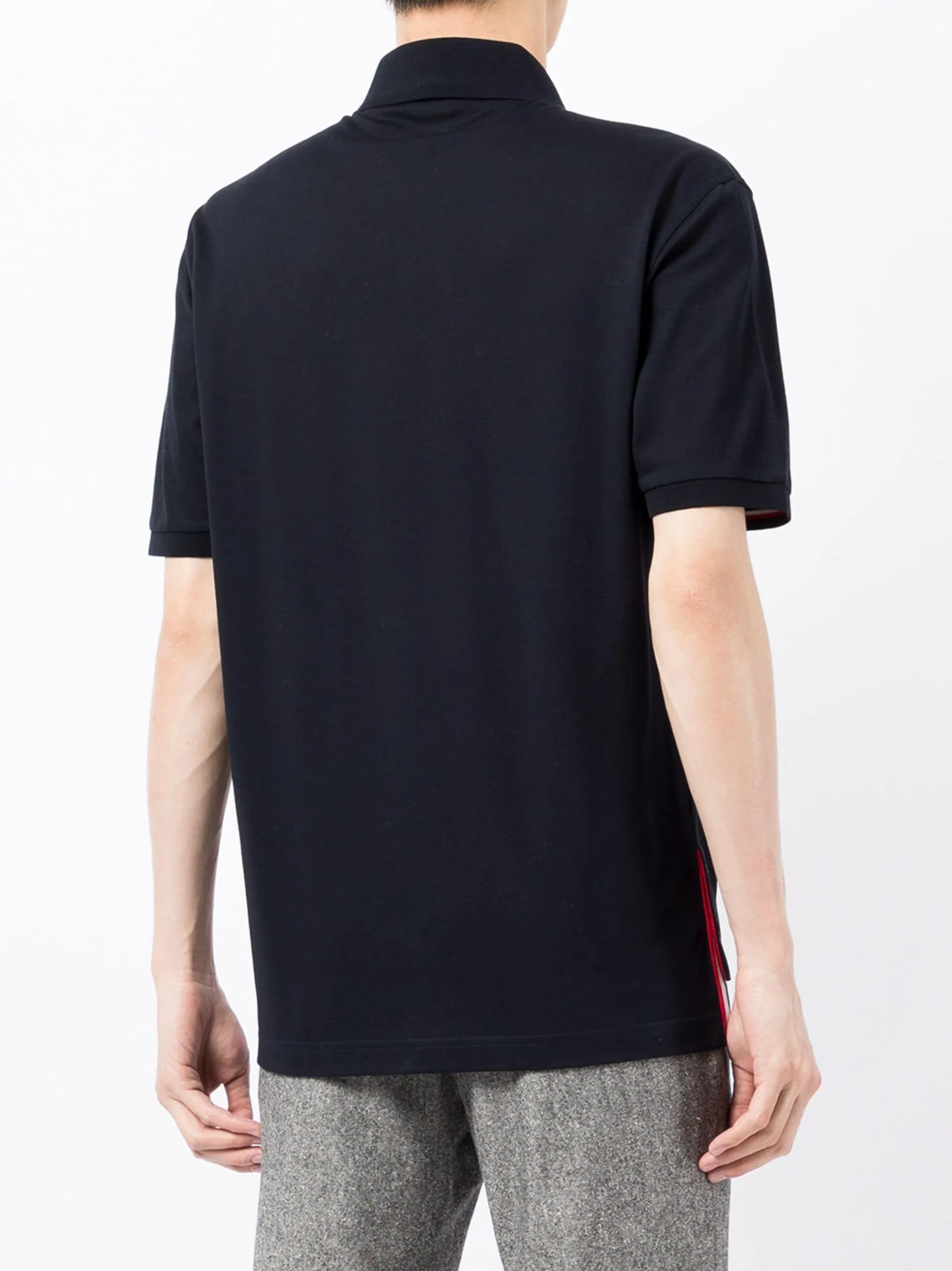 THOM BROWNE  |Pullovers Stripes Street Style Plain Cotton Short Sleeves