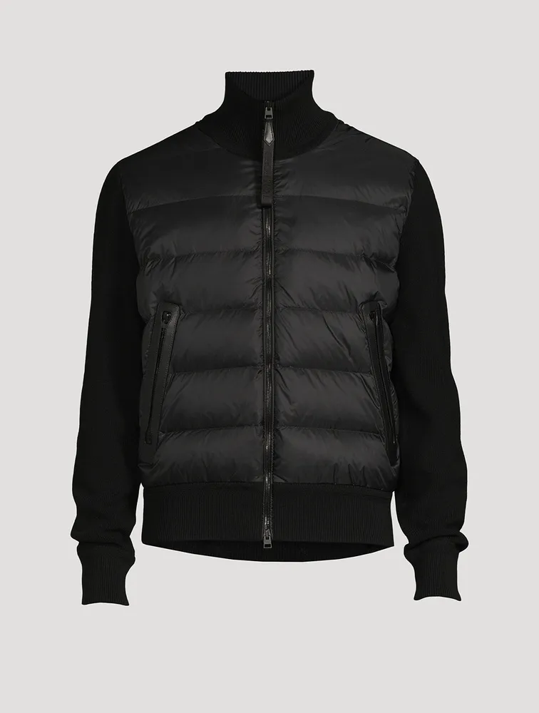 TOM FORD Wool Zip Down Jacket