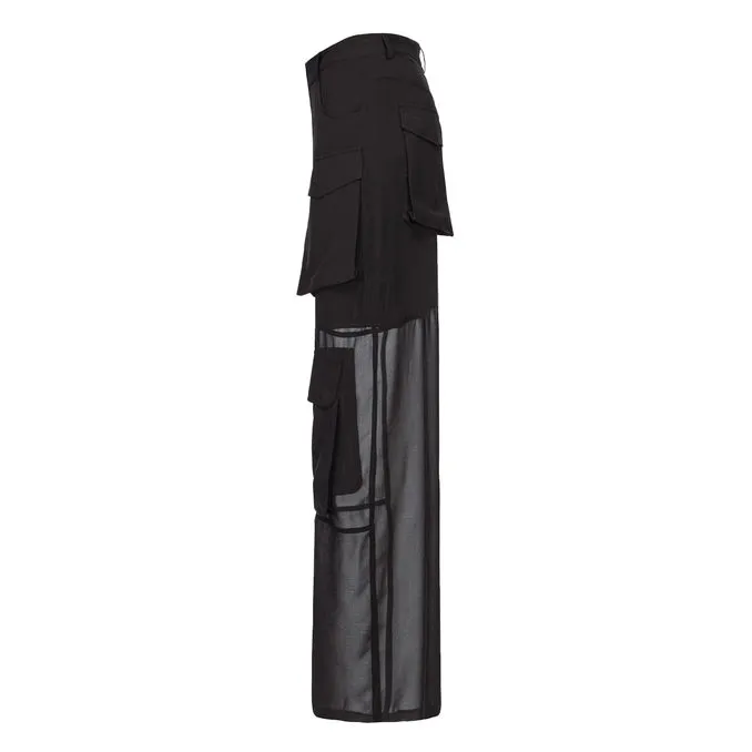 TROUSERS CAMPOFIORIN Woman Black Limousine 