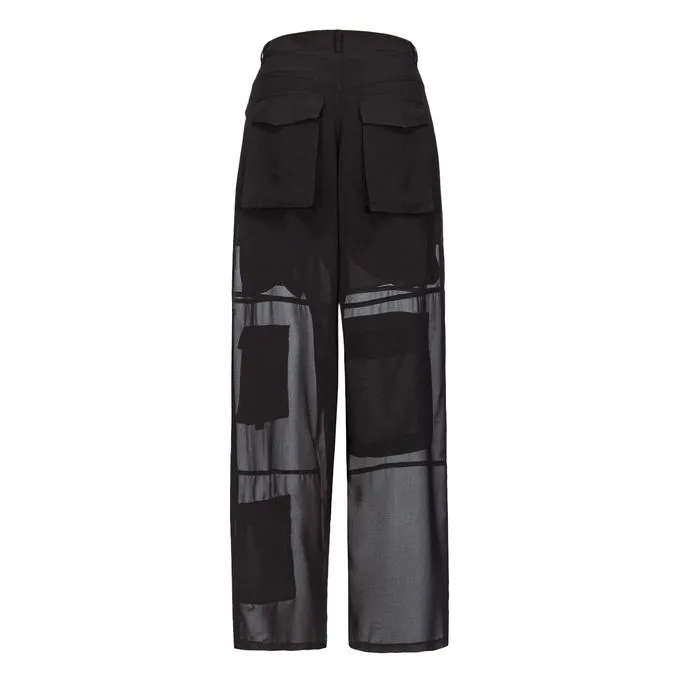 TROUSERS CAMPOFIORIN Woman Black Limousine 