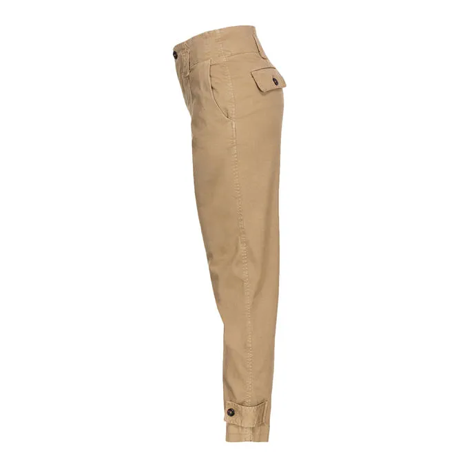 TROUSERS GLOBO Woman Olive Gothic 