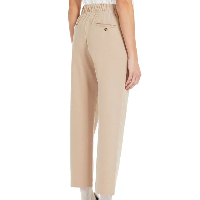 TROUSERS INTERLOCK ELFO Woman Beige