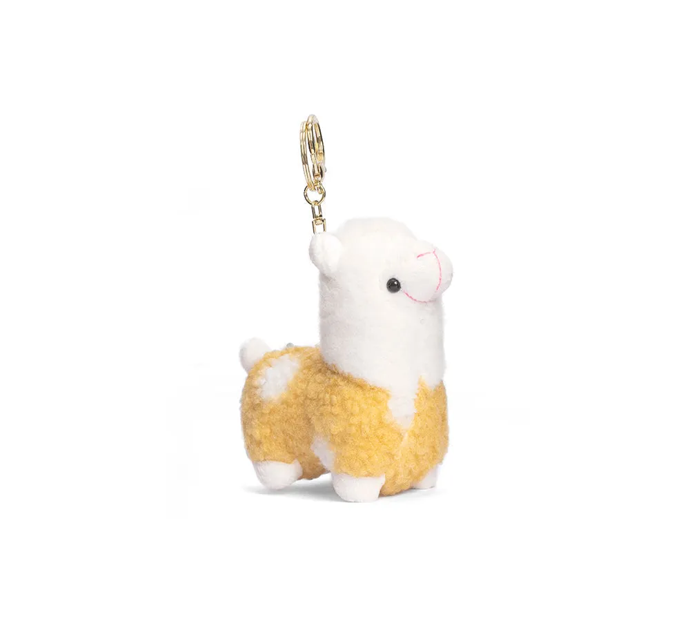 UGG AUSTRALIAN SHEPHERD Cute Plush Alpaca Keyring