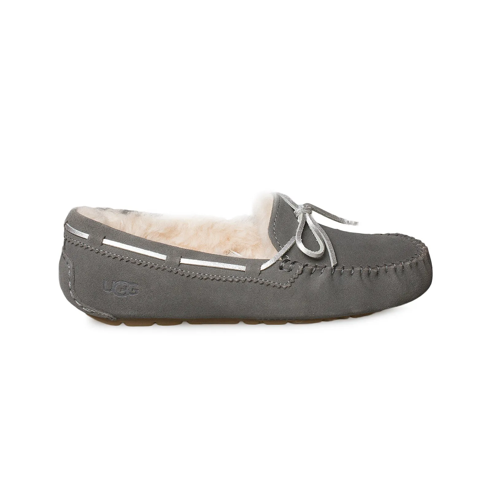 UGG Dakota Metallic II Charcoal Slippers - Women's