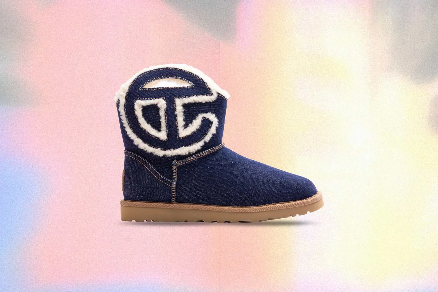 UGG x Telfar Logo Mini Boot - Indigo Denim