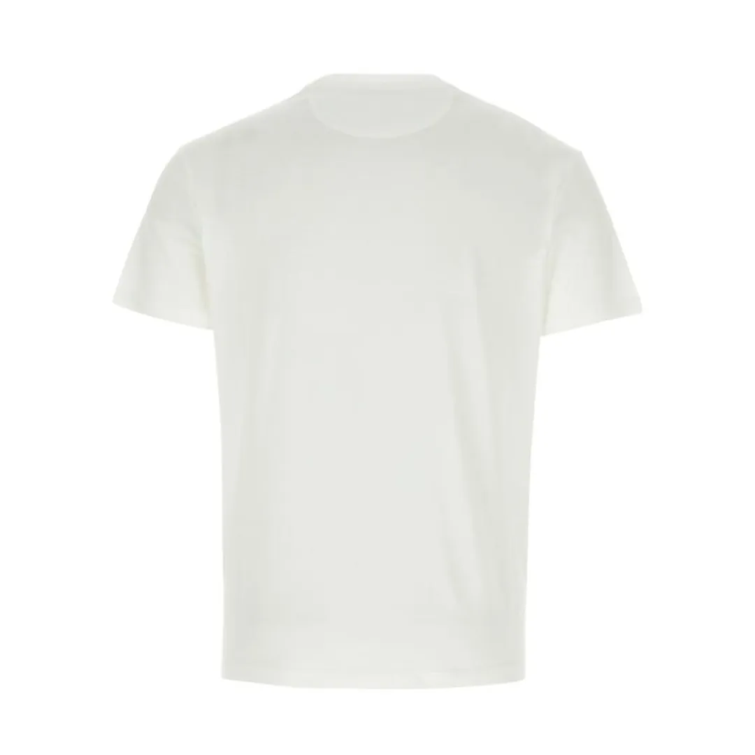 VALENTINO  |Crew Neck Pullovers Unisex Street Style Cotton Short Sleeves