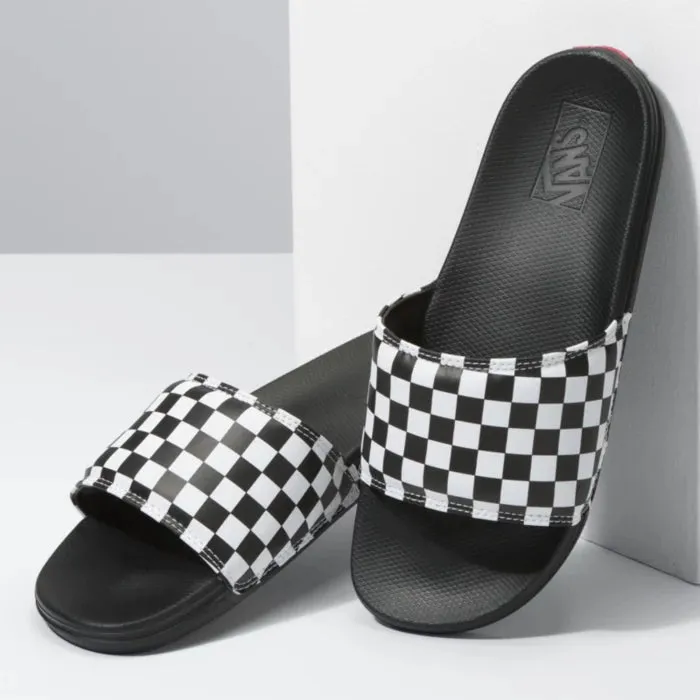 Vans Men's Checkerboard La Costa Slides On