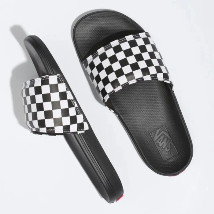 Vans Men's Checkerboard La Costa Slides On