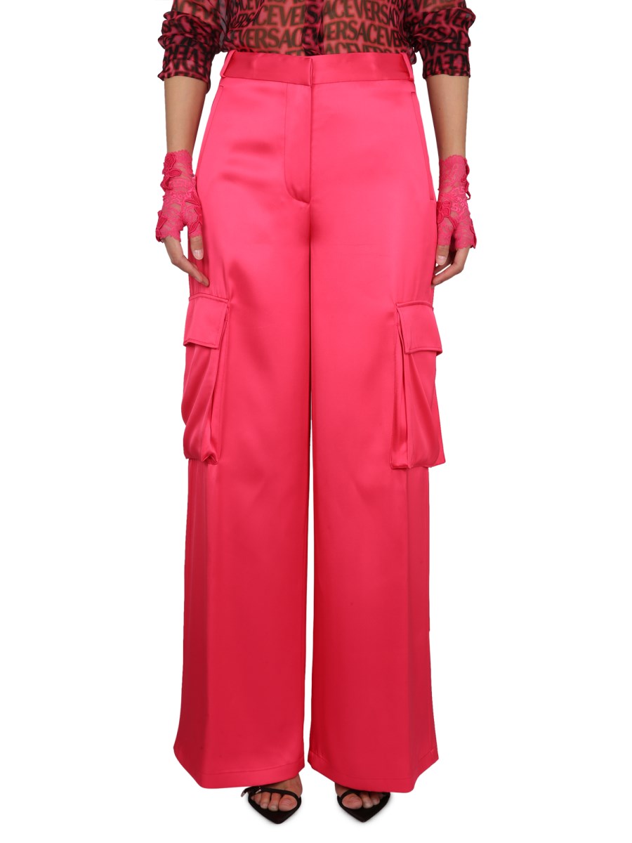 VERSACE    VISCOSE DUCHESSE PANTS