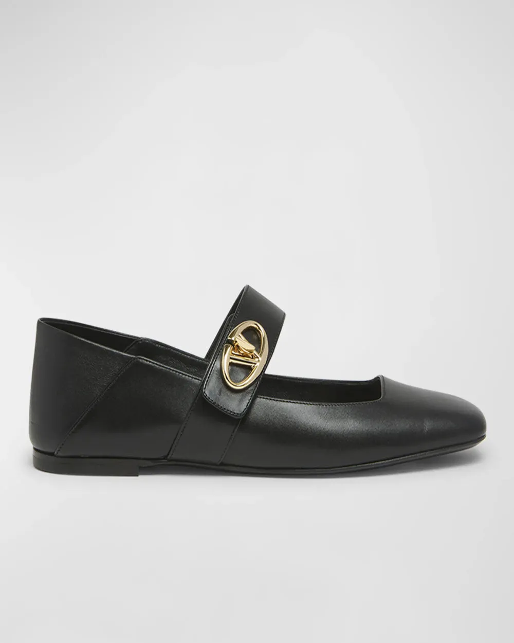 VLogo Mary Jane Ballerina Flat in Nero