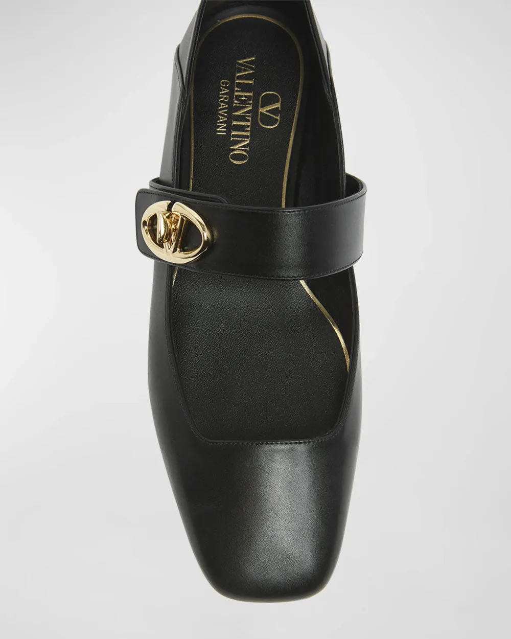 VLogo Mary Jane Ballerina Flat in Nero