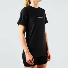 Women's Tarkine Ultra-Eco Run Tee (Tassie Devil Black/Standard Thickness)