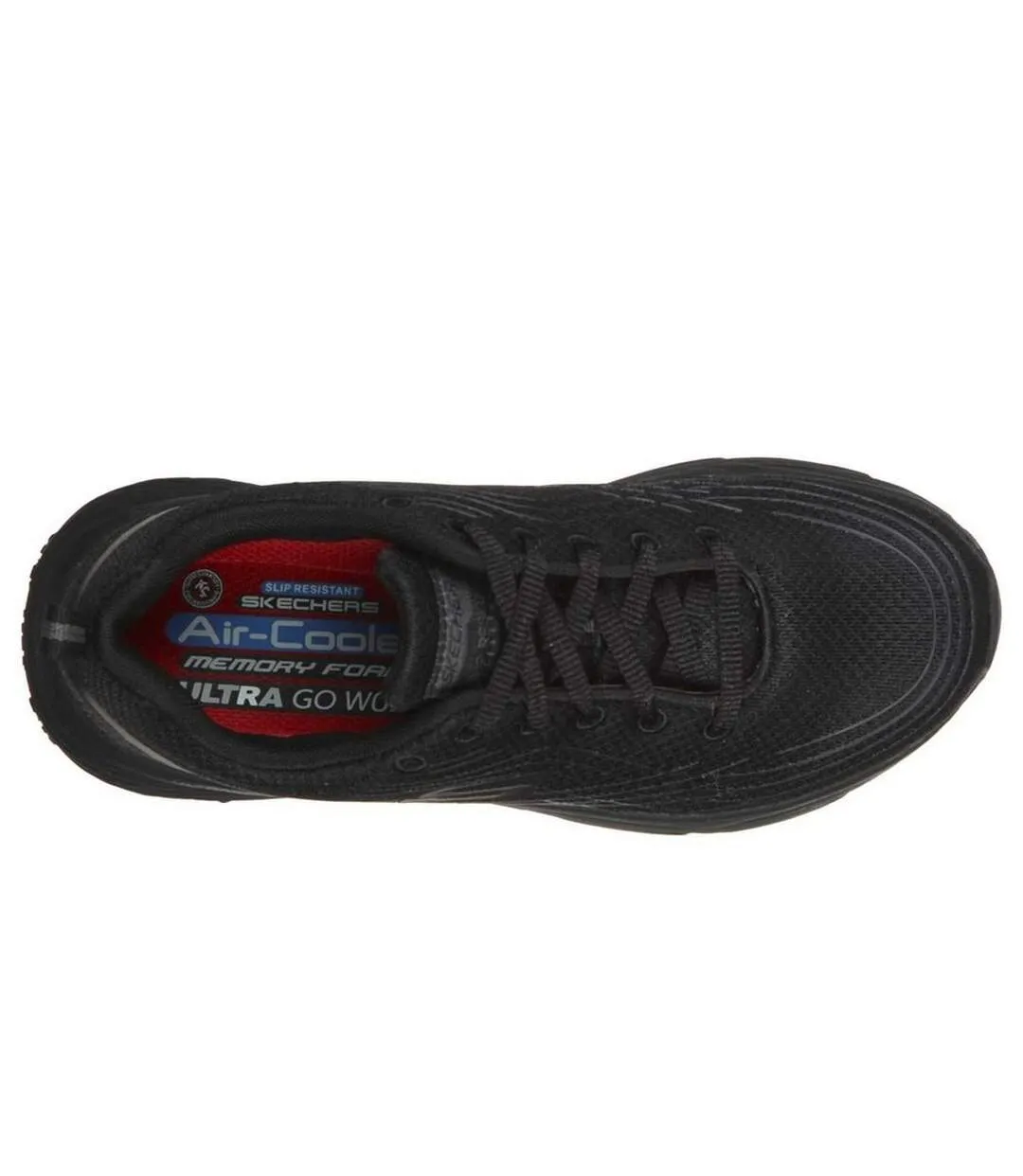 Womens/ladies max cushioning elite sr safety shoes black Skechers