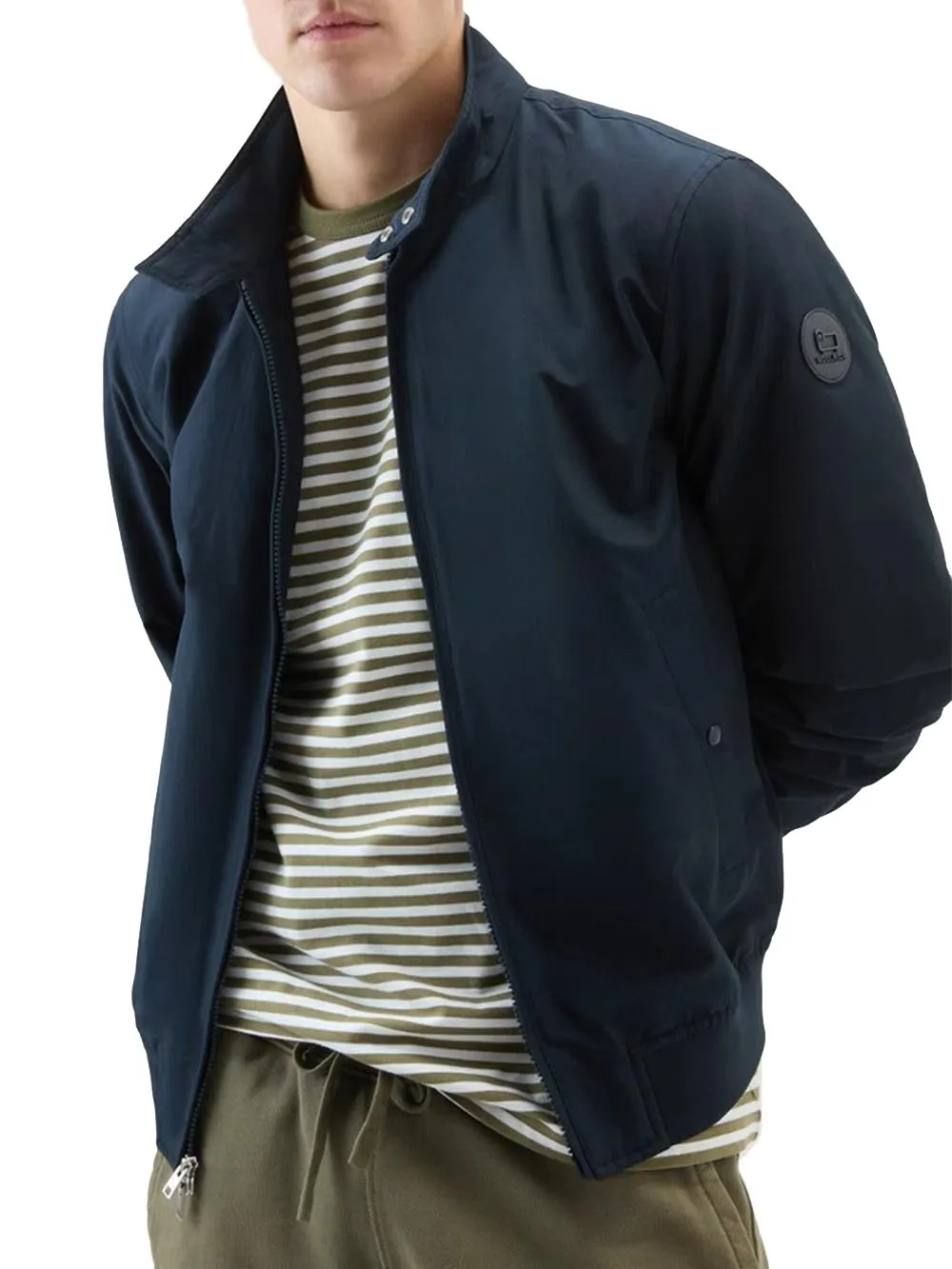 Woolrich Giubbino Uomo Cfwoou0881mrut3662 Blu