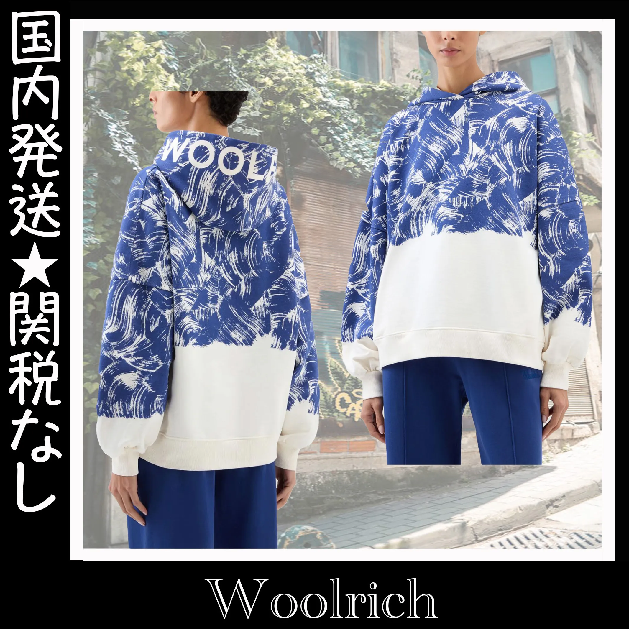 WOOLRICH  |Pullovers Unisex Street Style Long Sleeves Cotton Oversized