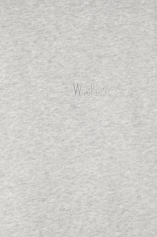 Woolrich sweatshirt Logo Script Crewneck men's gray color CFWOSW0225MRUT3684