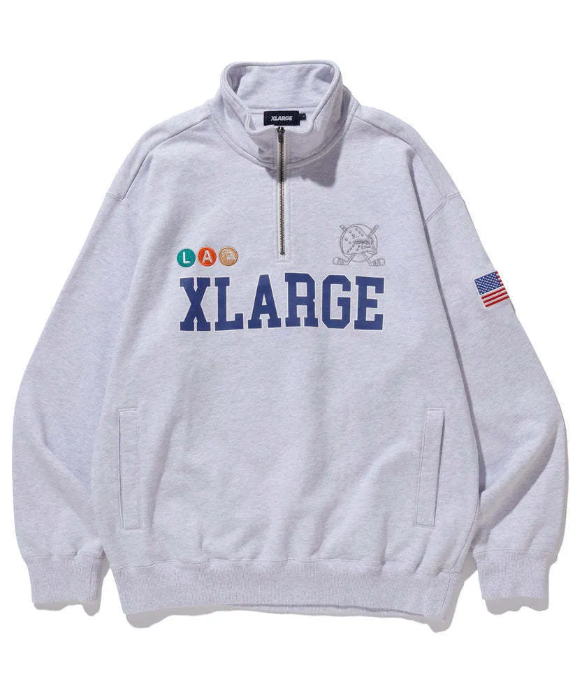 X-Large  |Pullovers Unisex Street Style Long Sleeves Cotton Logo