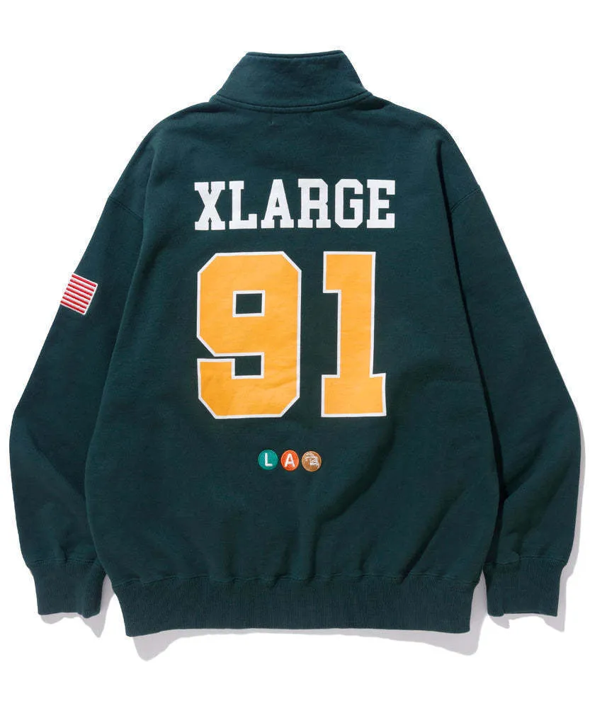 X-Large  |Pullovers Unisex Street Style Long Sleeves Cotton Logo