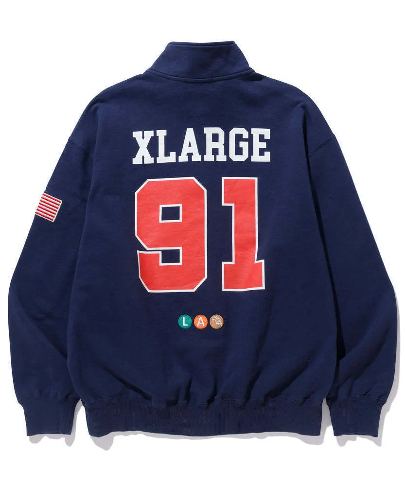 X-Large  |Pullovers Unisex Street Style Long Sleeves Cotton Logo