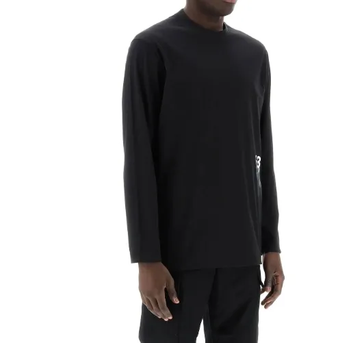 Y-3  |Unisex Street Style Long Sleeves Cotton Long Sleeve T-shirt