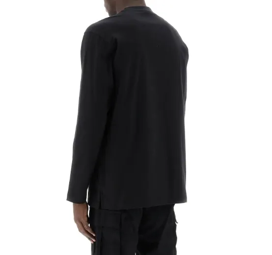 Y-3  |Unisex Street Style Long Sleeves Cotton Long Sleeve T-shirt